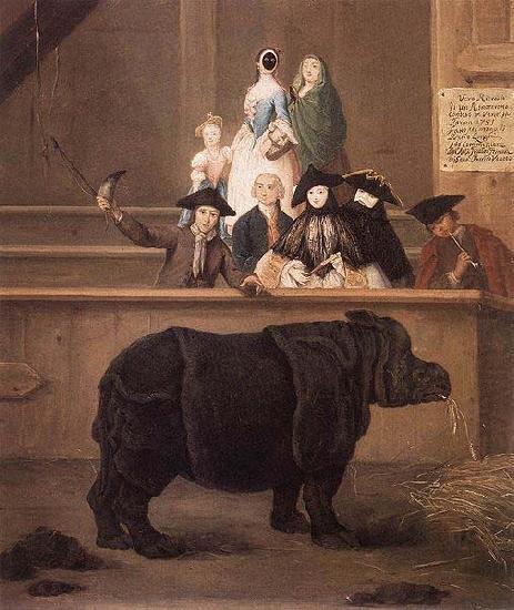 Pietro Longhi Clara the rhinoceros china oil painting image